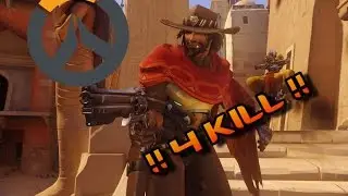 Overwatch Quad Kill McCree