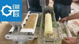 Машина посыпки с прикаточным валом
