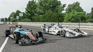 Forza 7 Drag race: F1 Car vs Indy Car