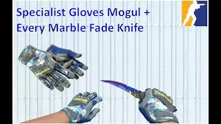 Specialist Gloves Mogul + All Marble Fade Knife | CS2 Showcase
