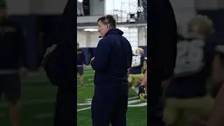 "Unbelievable opportunity." We've got coach 🎙️🆙 #GoIrish #shorts