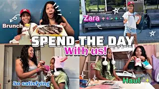 COME SPEND THE DAY WITH US! ⭐️ - BRUNCH 🥞SHOPPING 🛍️ HAUL 🥰🩷