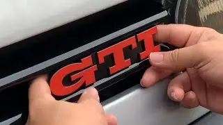 How to easily install logo VR6 & GTI | VW GOLF MK3 | [4K]