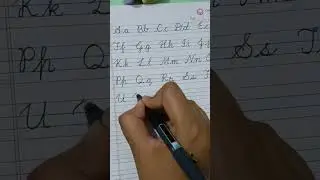 Cursive letters Aa to Zz ✨