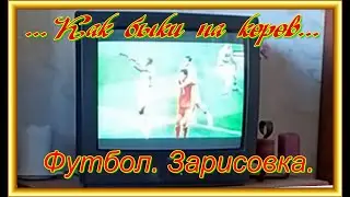 футбол Как быки на коров