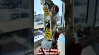 6 Axis robot arm assembly