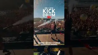 Played our new Song „KICK DRUM“ live! for the first time… ⚡️ #festival #live #dj