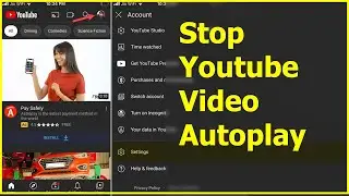 How to turn off autoplay on youtube
