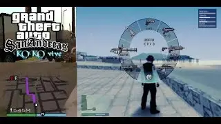 مود تغيير الخريطة gta sa لتصبح متل لعبة gta v ( الخريطة التوجيهية )