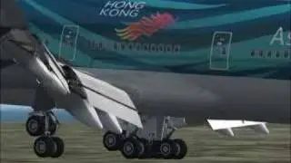747 KISS LANDING