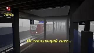 Ослепляющий снег...Едем до Кёльна.BR 423 DBKS.TSW4.