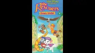 Closing to The Rescuers Down Under UK VHS (1992)