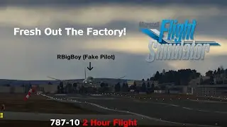 Microsoft Flight Simulator 2020 | 787-10 | 2 Hour Flight | 1080P 60FPS