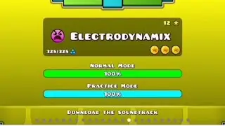 geometry Dash - Electrodynamix (All coins)