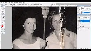 Restauração de fotos antigas - Adobe Photoshop