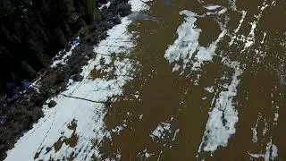 18-02-18 No Fence Wetlands Drone Flight Showing Frozen Traces of Ancient Water Ways Locations.