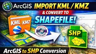 how to import KML and KMZ files into ArcGIS | Convert KML to Shapefile in ArcGIS