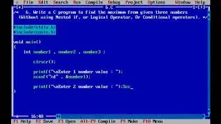 Find out maximum among three without using any operator