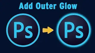 How to Add Outer Glow In Adobe Photoshop | How to Adobe