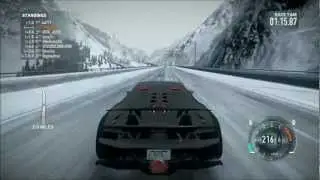 NFS The Run - Lamborghini Sesto Elemento - Snow - i7 2600K - XFX HD 6870