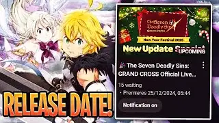 Full RELEASE DATE Revealed For Livestream & New Years Festival | Seven Deadly Sins: Grand Cross