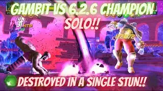 Gambit DESTROYS 6.2.6 Champion Boss in a SINGLE STUN!!! SOLO