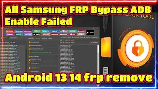 All Samsung FRP Bypass ADB Enable Failed | Android 13 14 frp remove | ADB Enable Failed Fixed  *#0*#