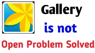 How to fix gallery has stopped not responding android | gallery open nahi ho raha hai