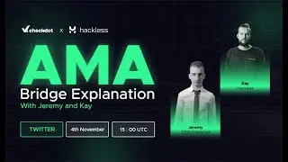 CheckDot - AMA - How does it work and what is the risk of using a crypto bridge