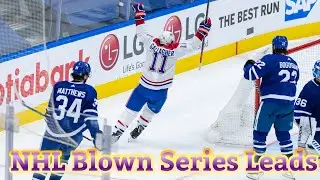 NHL Blown Series Leads