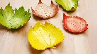 Clay Leaf Bowl | DIY Leaf Clay Dish