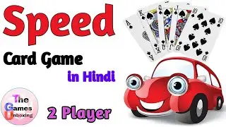 How to play Speed card game in Hindi | speed card game kaise khelte hai| The Games Unboxing