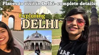 Solo Delhi sightseeing in 1 day | 10 places to visit in delhi #exloringdelhi #placestovisitindelhi