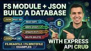 Build a Custom JSON Database from Scratch with Node.js fs & Express! || Part 1