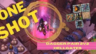 Albion Online: 2v2 Hellgates Dagger Pair Easy One Shot Combo