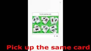 Pick up the matching card| Captcha solve - 2021