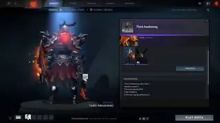Third Awakening International 2018 Dragon Knight Collectors Cache Set Item Preview Dota 2