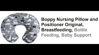Boppy Nursing Pillow and Positioner Original, Breastfeeding, Bottle Feeding, Baby Support