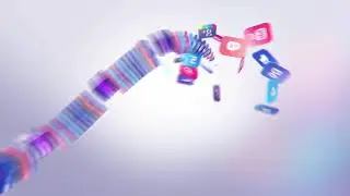 526 v1   Particle Attack Logo reveal Social Network intro V1