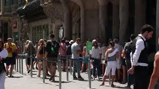 Spain Crowd Of People Free Stock Video Download
