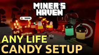 Super Fast CANDY SETUP for ANY LIFE | Miner's Haven Halloween 2024