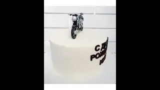 мотоцикл из мастики