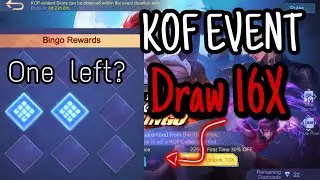 KOF EVENT DRAW🤯ONLY ONE BINGO LEFT GET KOF SKIN?! | Mobile Legends