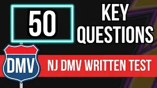 NJ DMV Written Test 2026 (50 Key Questions)