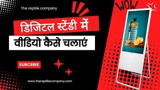 Digital Standee में वीडियो के चलाएं the reptile company #viral #digitalstandee