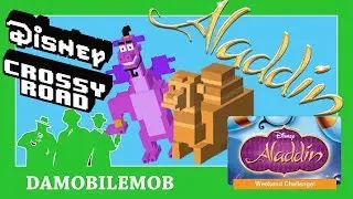 ★ DISNEY CROSSY ROAD Secret Characters | Golden Camel and Dragon Genie (Aladdin Weekend Challenge)