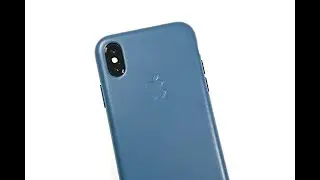 Apple iPhone X Leather Case Review