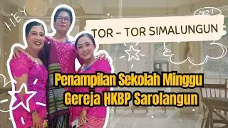 Penampilan Tor Tor Simalungun oleh Sekolah Minggu HKBP Sarolangun