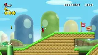 New Super Mario Bros. Wii - 100% Speedrun 10min Timelapse [1800% Faster]
