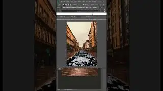 Create realistic puddle in photoshop. #Shorts | Photoshop tutorial #youtubeshorts